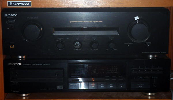 Kenwood DE-2010 cd player & Sony TA FE-370 amplifier