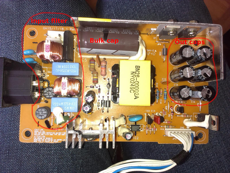 Syncmaster 15 PSU board